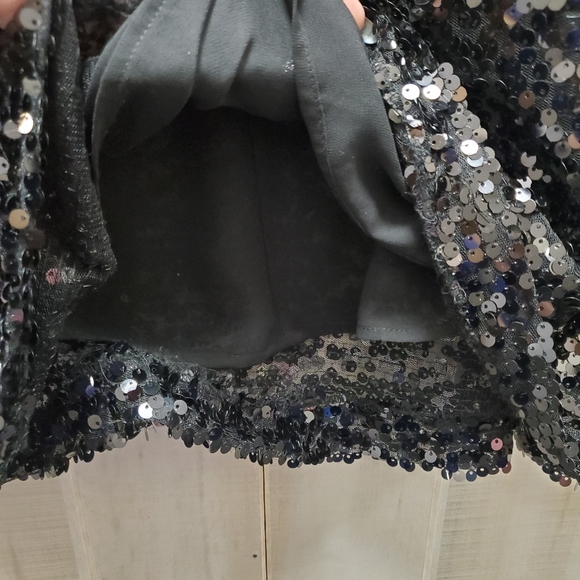Calvin Klein Sequin Maxi Skirt Size 10 -Like NEW - Picture 9 of 14
